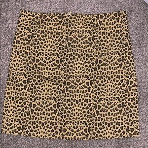 Cheetah skirt